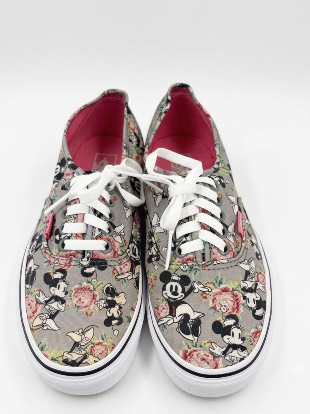 Vans Disney Unisex  Minnie Mouse Floral Sneakers Women’s Size 9 Men’s 7.5